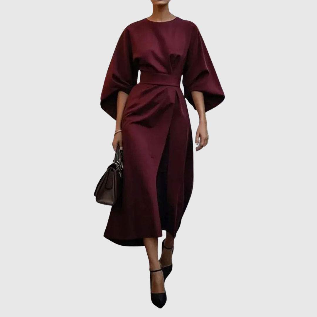Eldra™ | Robe Maxi avec Manches Chauve-Souris