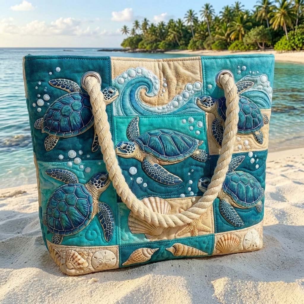 Sac de Plage Rembourré Turtle Bay