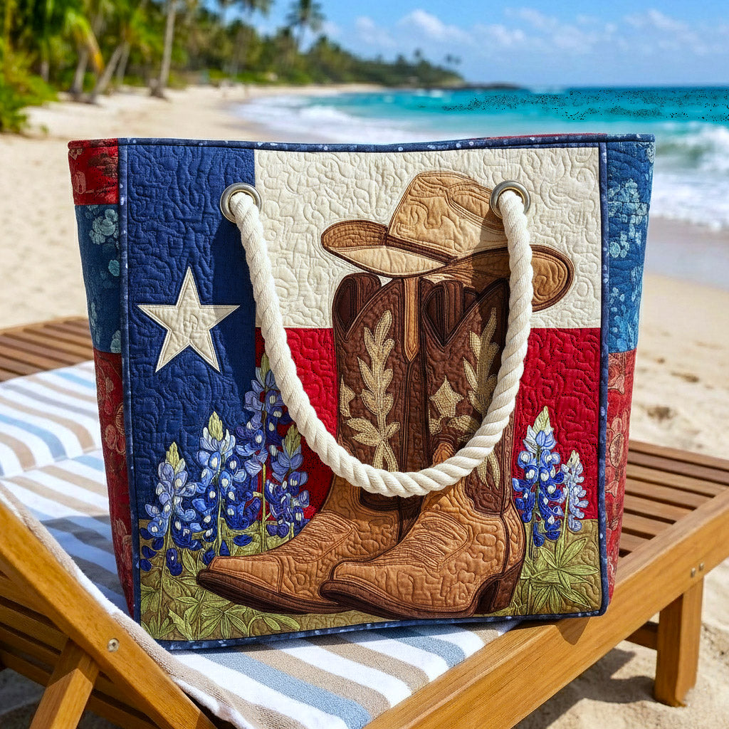Sac de Plage Matelassé Texas Fierté