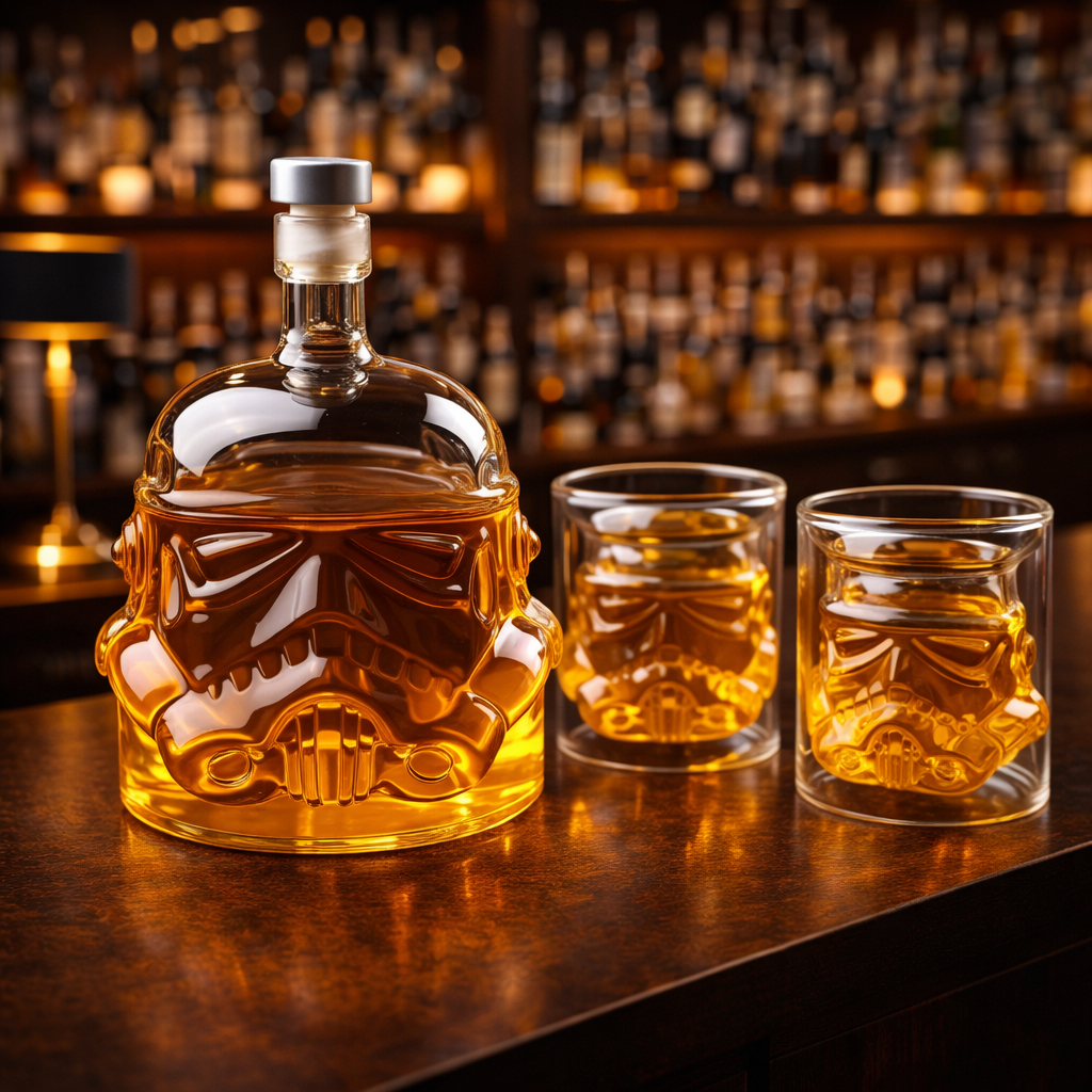 Bouteille de Whisky - Édition Set Bouteille et Verre