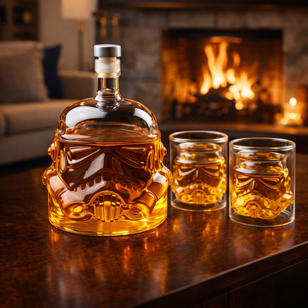 Bouteille de Whisky - Édition Set Bouteille et Verre