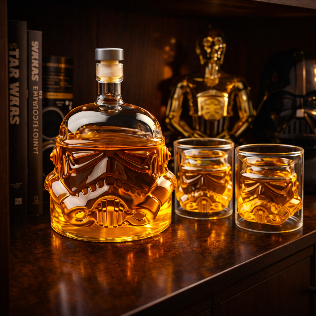Bouteille de Whisky - Édition Set Bouteille et Verre