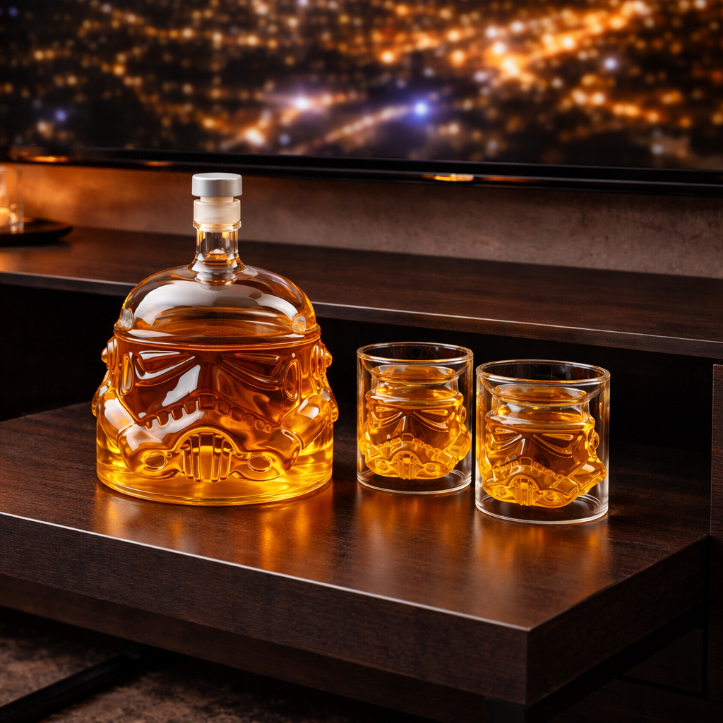 Bouteille de Whisky - Édition Set Bouteille et Verre