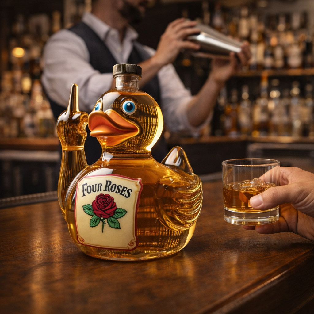 Bouteille de Whiskey - Édition Canard Rebelle