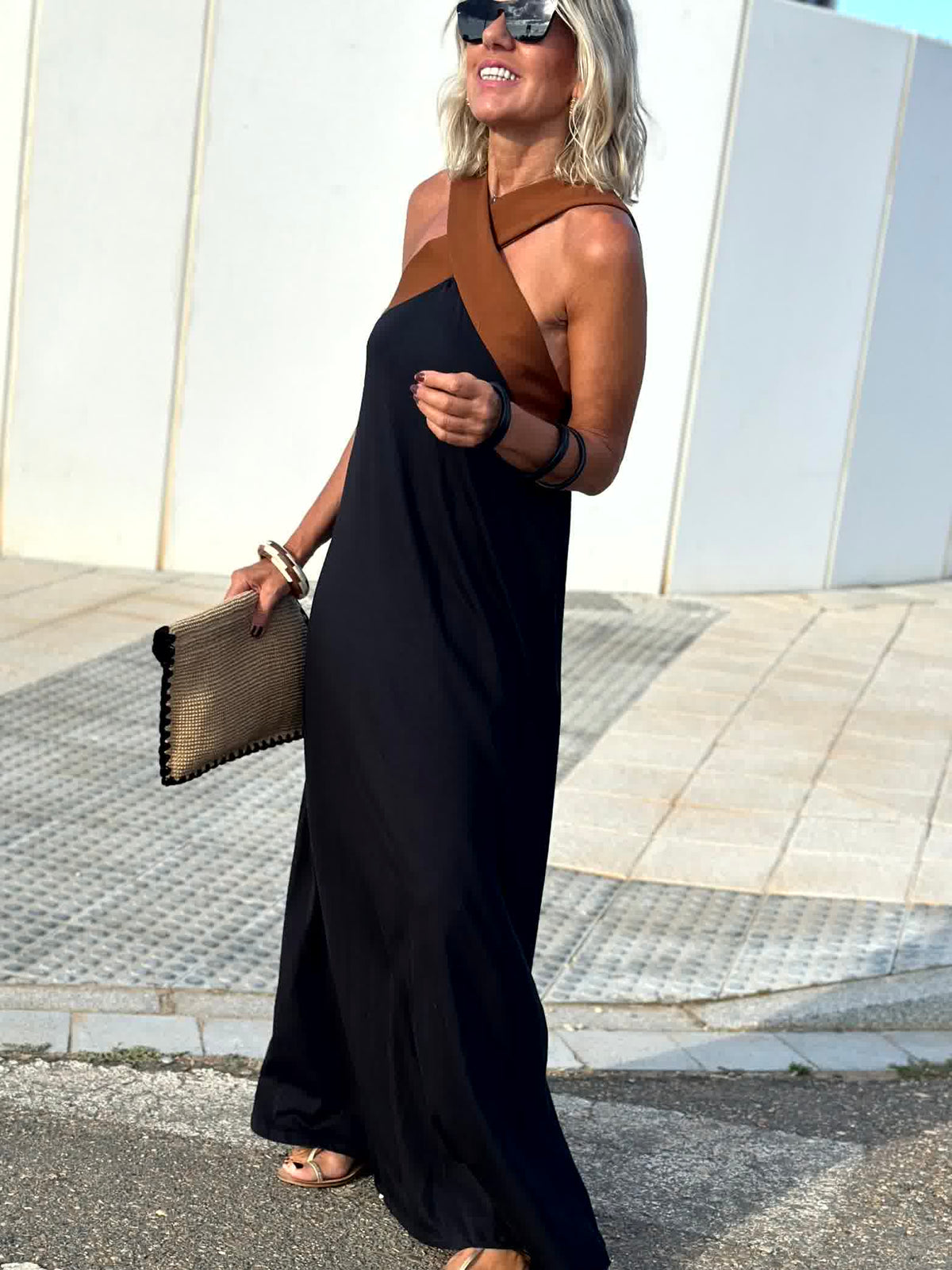 Sienna™ | Elegant Dress with Open Back