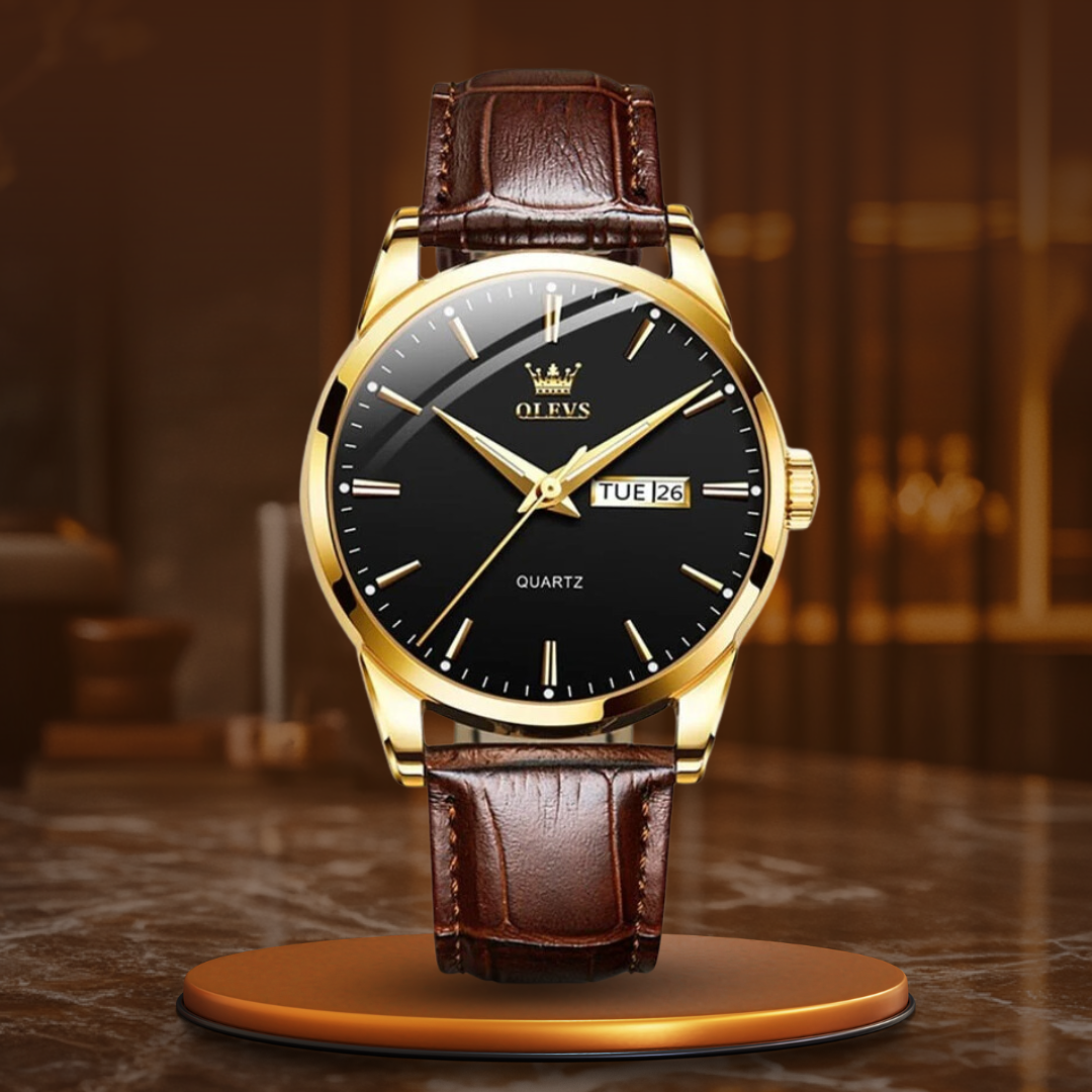 Montre en cuir de luxe pour homme™ Olsen & Olsen