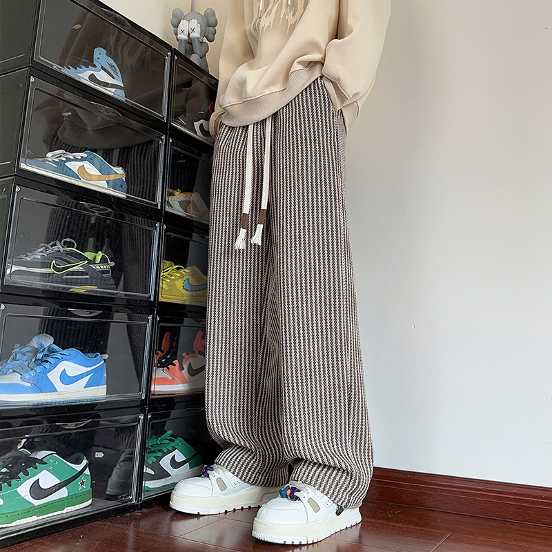 XAVIERA – PANTALONS DE SURVÊTEMENT RELAXÉS EN CHEVRON MODERNE