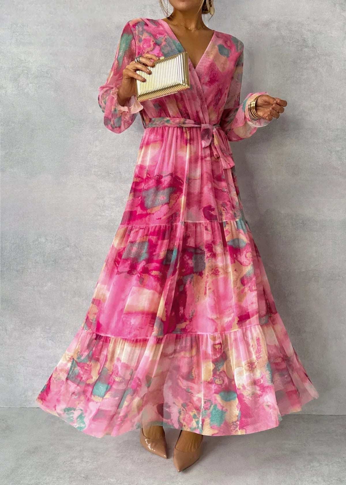 Meli | Robe portefeuille avec imprimé floral