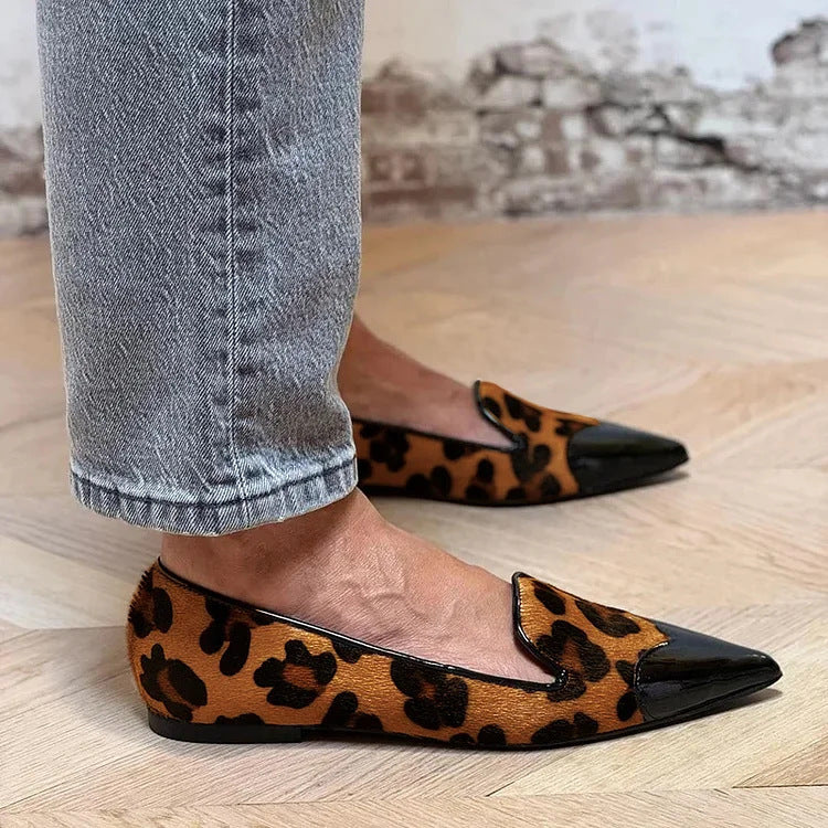 BALLERINE AVEC IMPRIMÉ ANIMAL RAFFINÉ