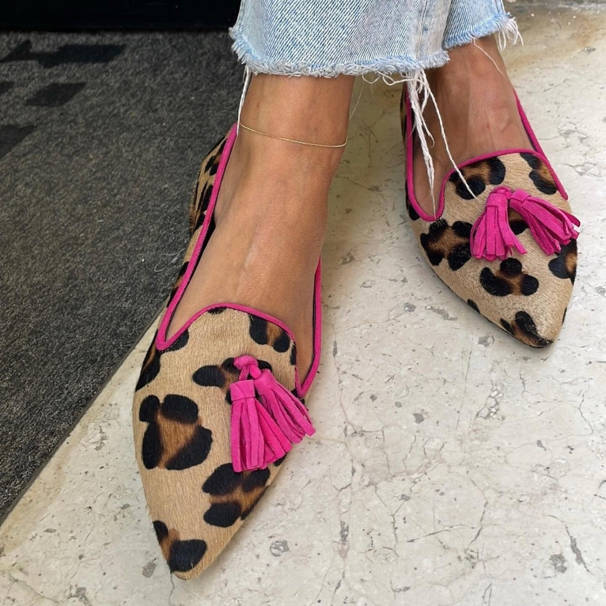 BALERINE EN IMPRIMÉ ANIMAL CHIC