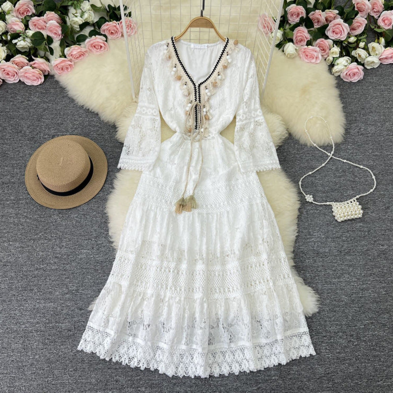 Amelia – Boho Lace Dress