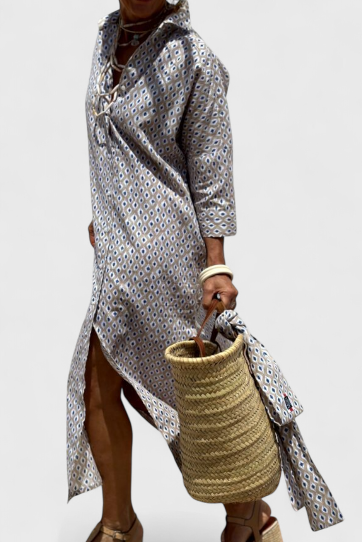 Robe Chemise Rayée Sherlyn Intemporelle