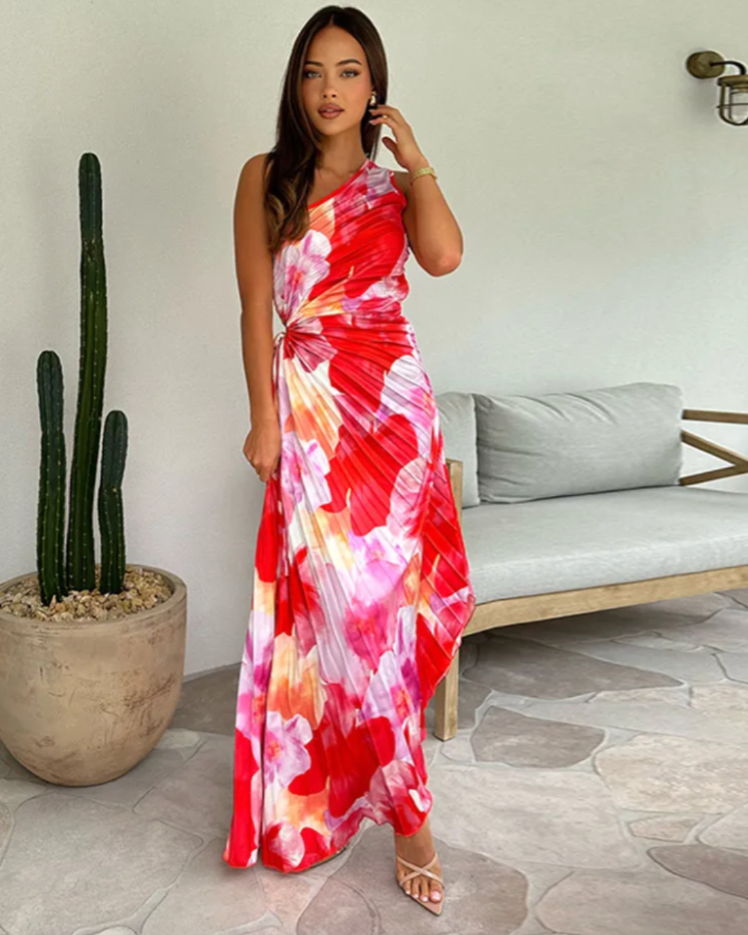 Celeste | Robe de Soirée Tropicale Vibrante