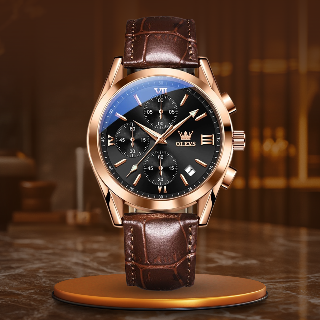Montre Chronographe en Quartz Lumineux™ - Olsen & Olsen
