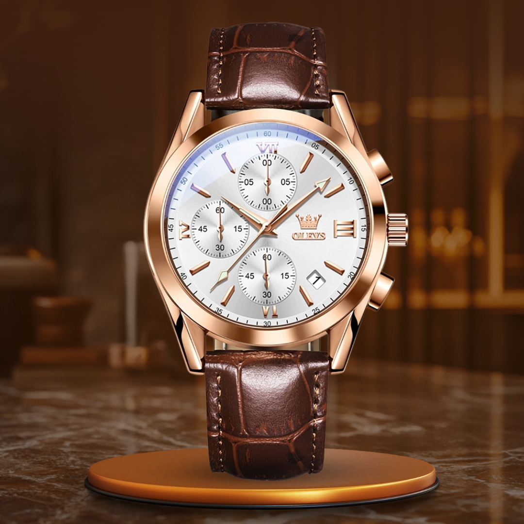 Montre Chronographe en Quartz Lumineux™ - Olsen & Olsen