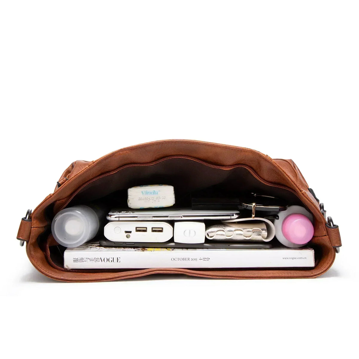 Priscilla - Vintage Vegan Leather Bag