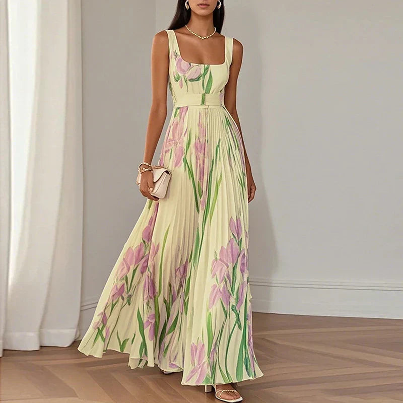 Oriah™ | Robe Maxi A-Line Fleurie