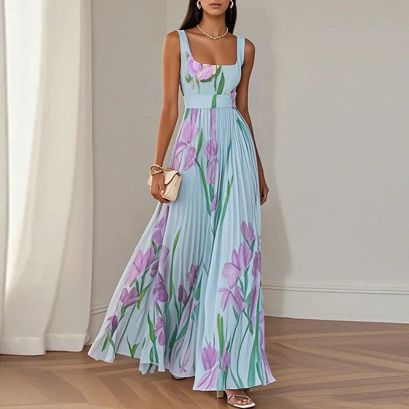 Oriah™ | Robe Maxi A-Line Fleurie