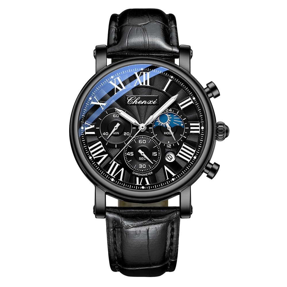 Montre Quartz avec Bracelet en Cuir de Luxe™ - Olsen & Olsen