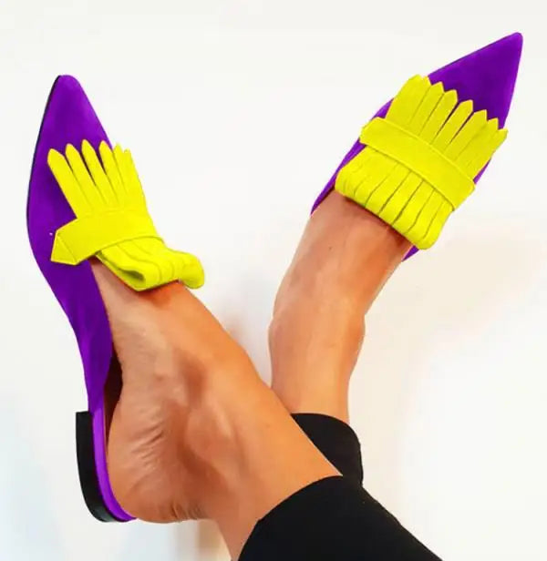 DÉCOLLETÉ AVEC TALON OUVERT À L'ARRIÈRE