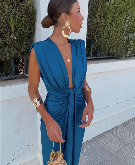 Moriah™ | Women's Pleated Maxi Dress