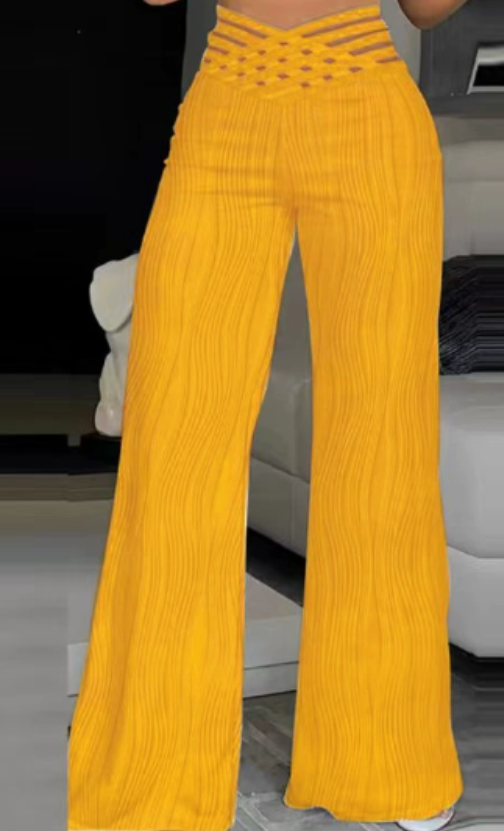 Emma | Pantalon Taille Haute Croisé