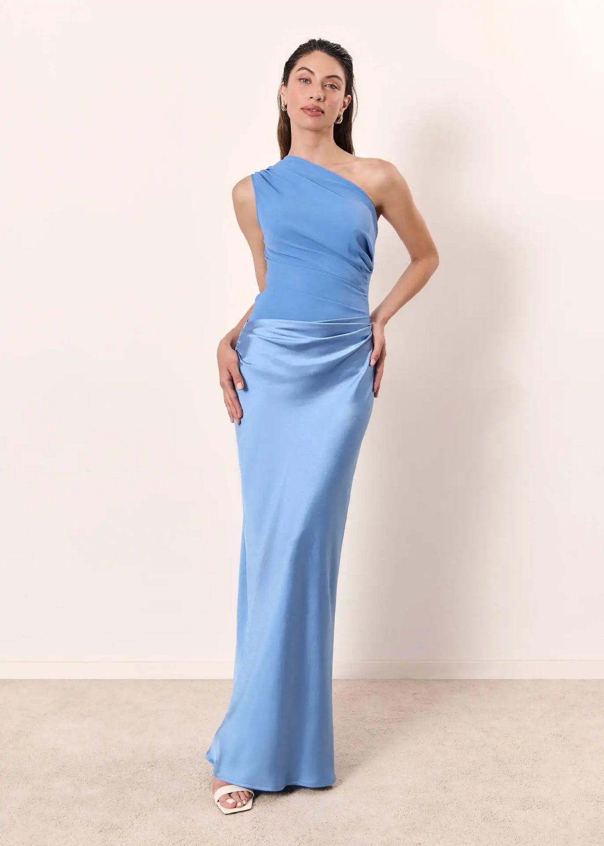 Sophia | Robe Maxi avec une Guilt en Satin