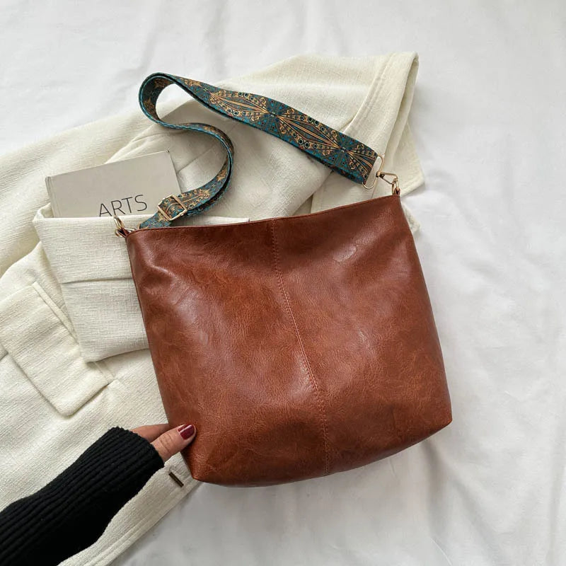 Chelsey - Sac Bandoulière en Cuir Vintage
