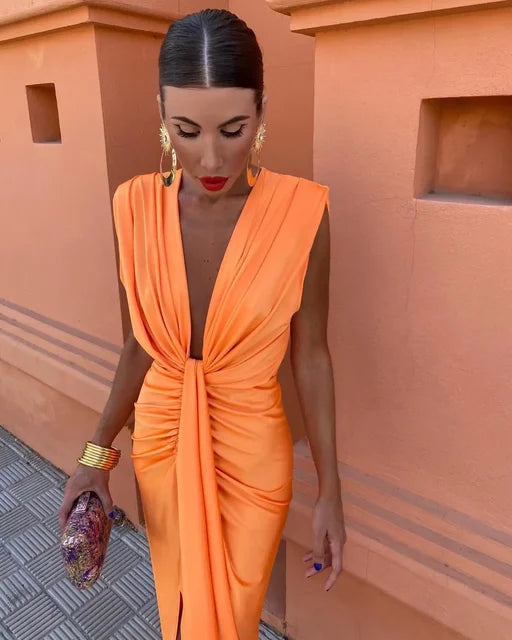 Moriah™ | Women's Pleated Maxi Dress