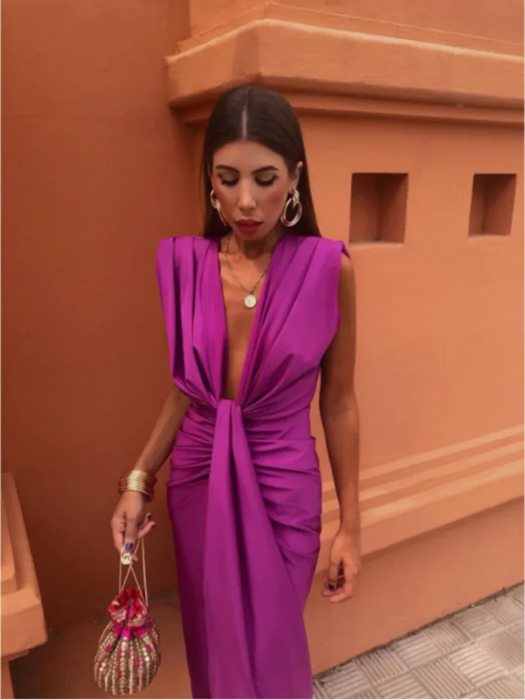 Lily | Robe Plissée Élégante