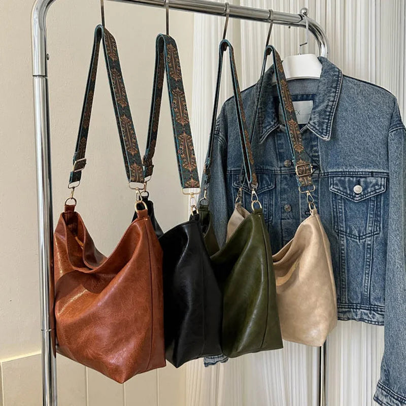 Chelsey - Sac Bandoulière en Cuir Vintage