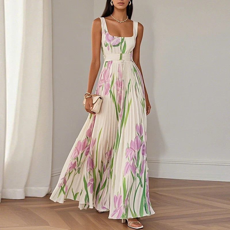 Oriah™ | Robe Maxi A-Line Fleurie