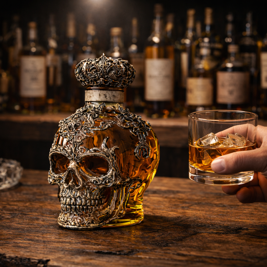 Bouteille de Whisky - Édition Crânes