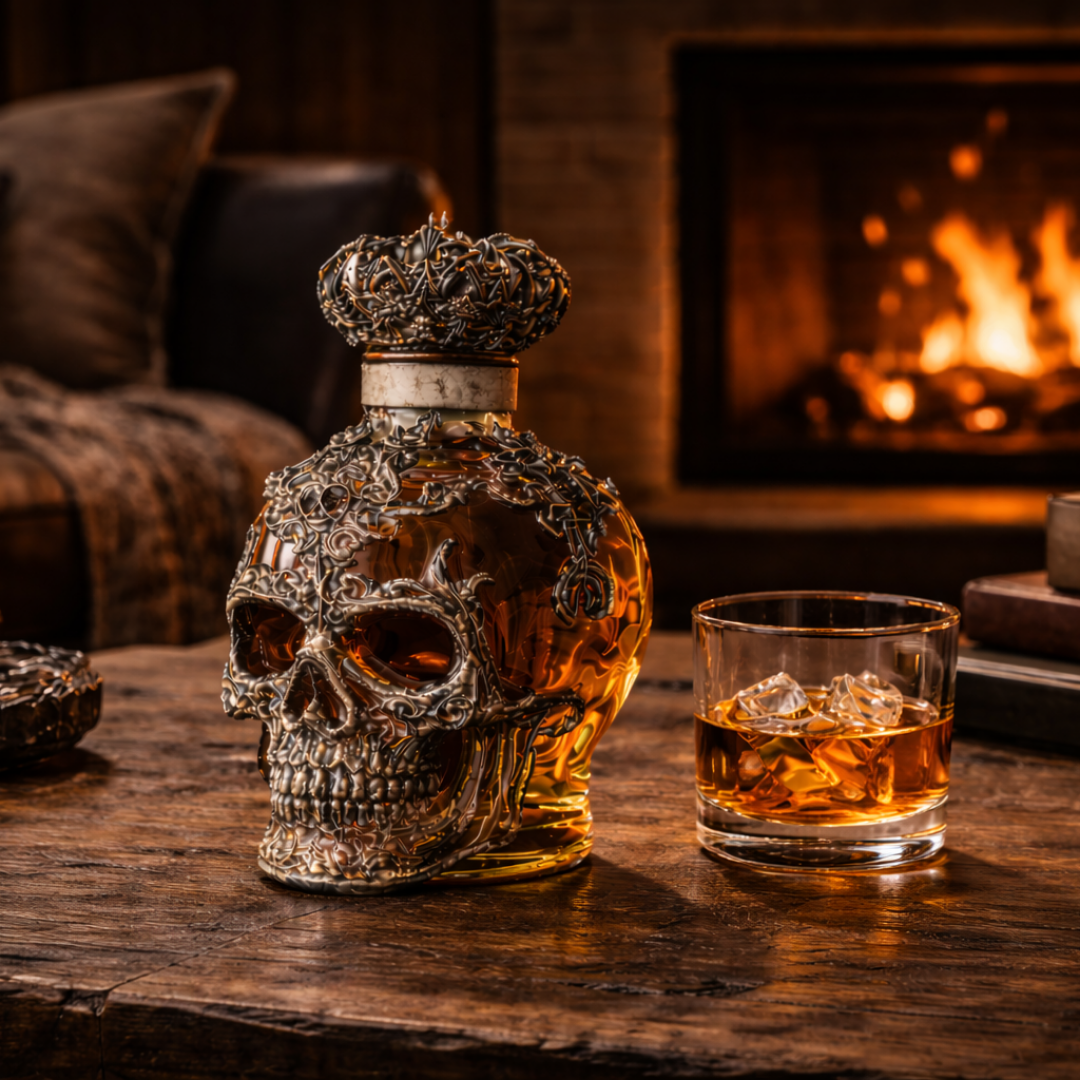 Bouteille de Whisky - Édition Crânes