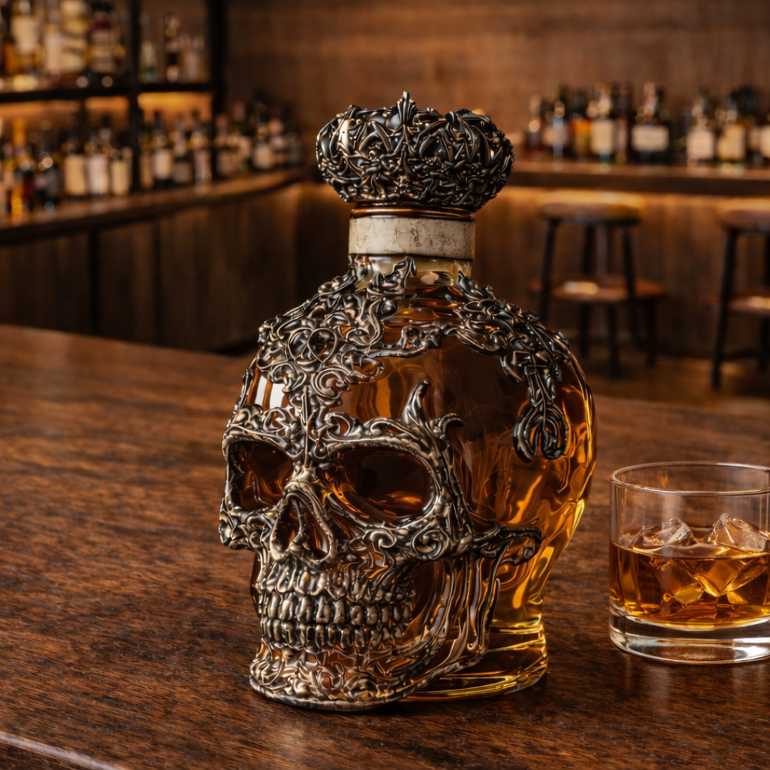 Bouteille de Whisky - Édition Crânes