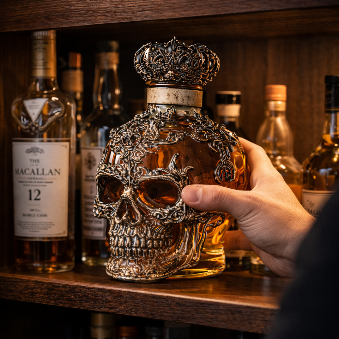Bouteille de Whisky - Édition Crânes
