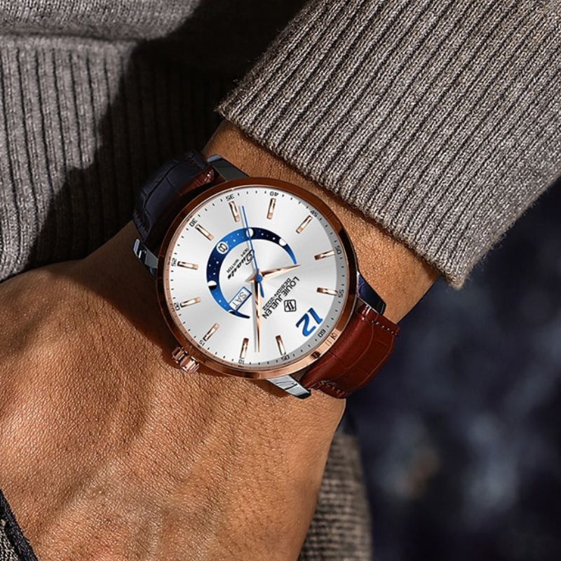 Montre Élegante Luminous Moon Phase™