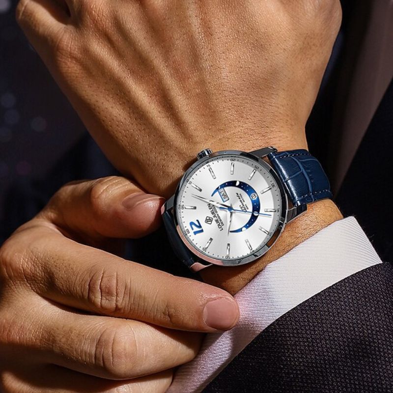 Montre Élegante Luminous Moon Phase™
