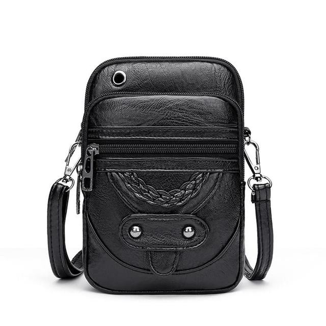 Vellana - Sac à bandoulière en cuir vintage