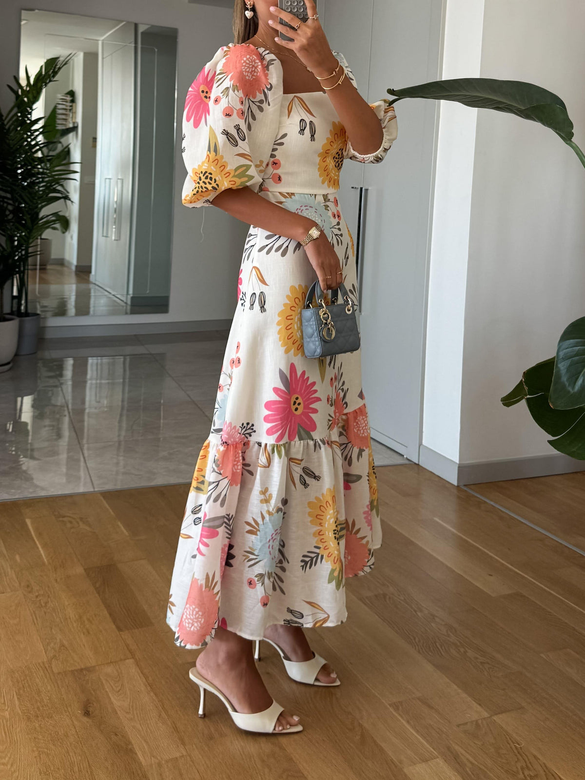 SAVINÉ™ | Robe Élégante avec Décolleté Carré