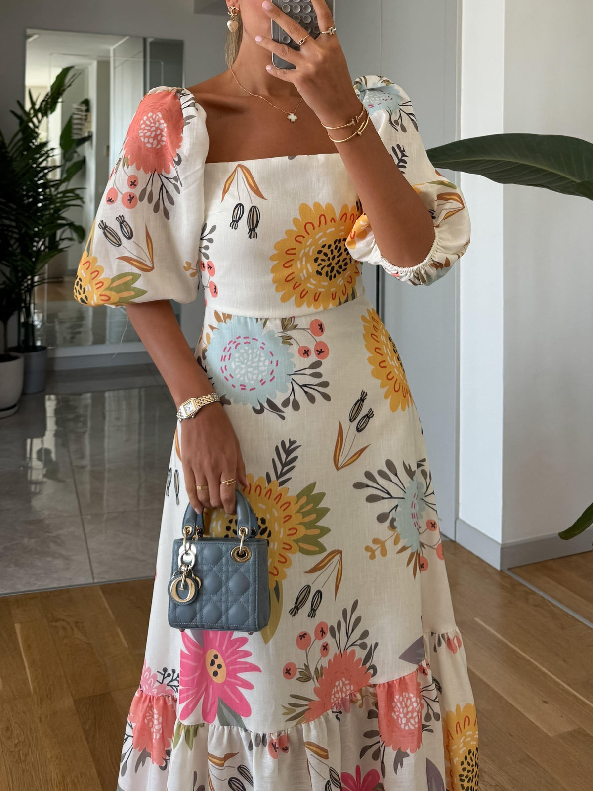 SAVINÉ™ | Elegant Dress with Square Neckline