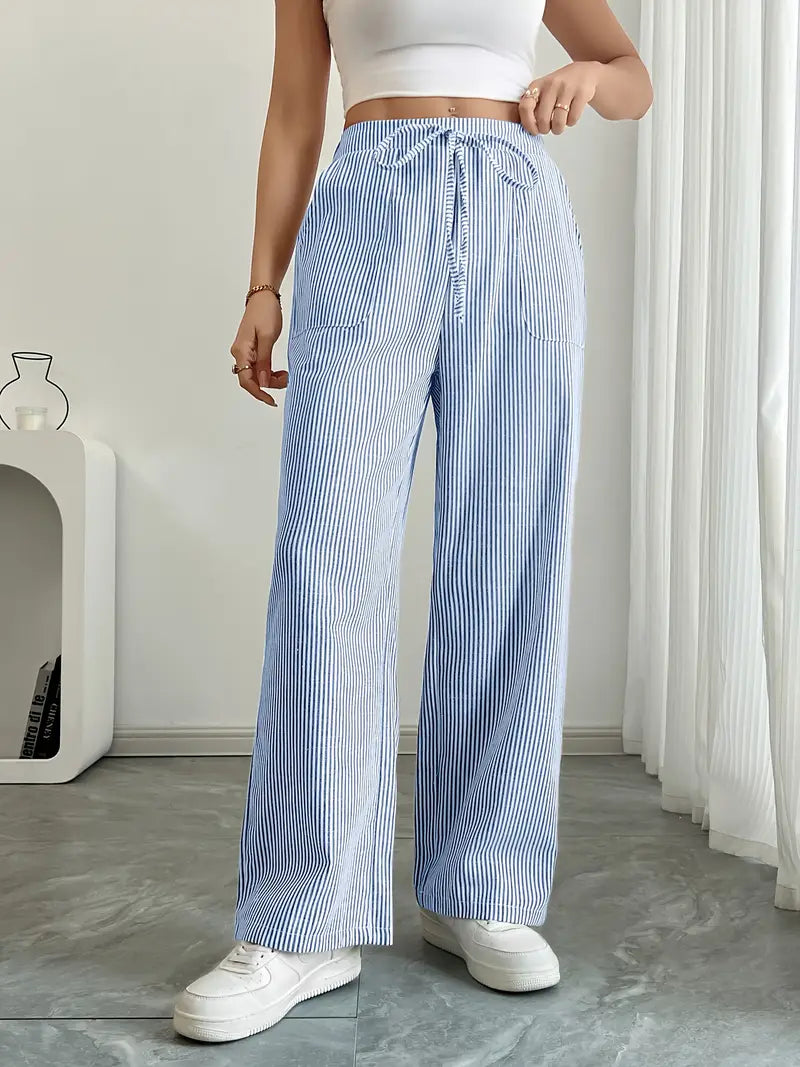Alina | Pantalons Décontractés Stylés à Cordon