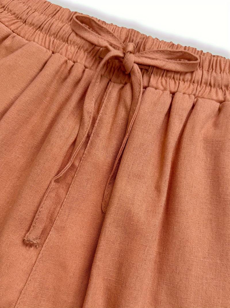 Tina - Pantalon en Lin Détendu