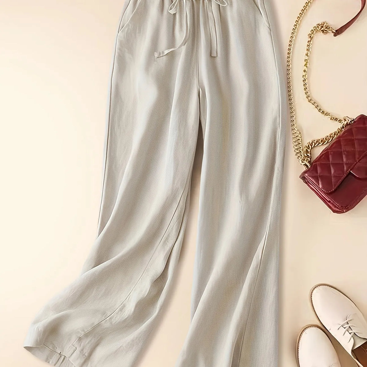 Tina - Pantalon en Lin Détendu