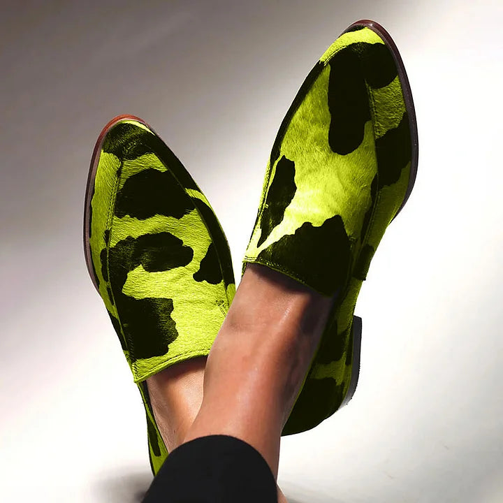 MOCASSINS MODERNES AVEC IMPRIMÉ ANIMAL
