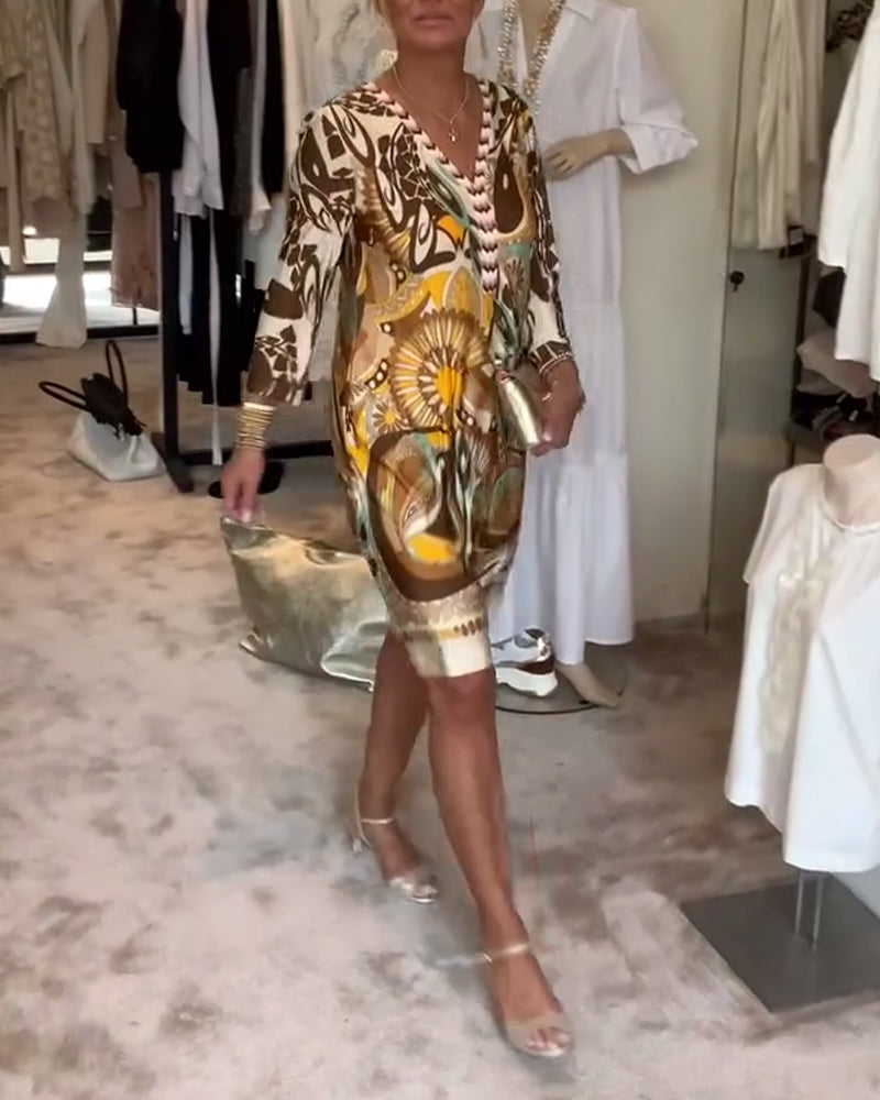 Marta – Printed Boho Dress
