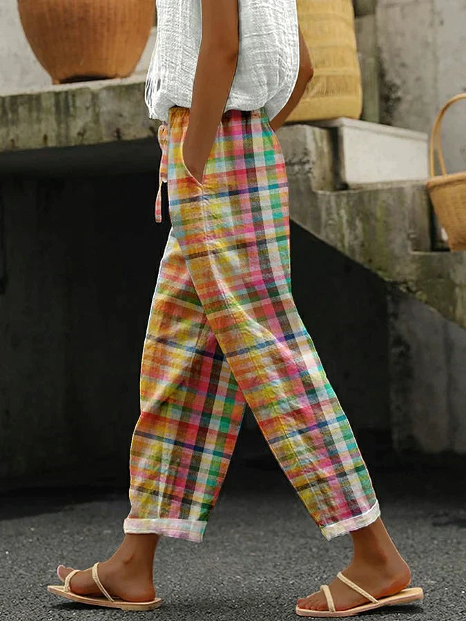 ZENARIA – PANTALONS CARRES CONFORTABLES
