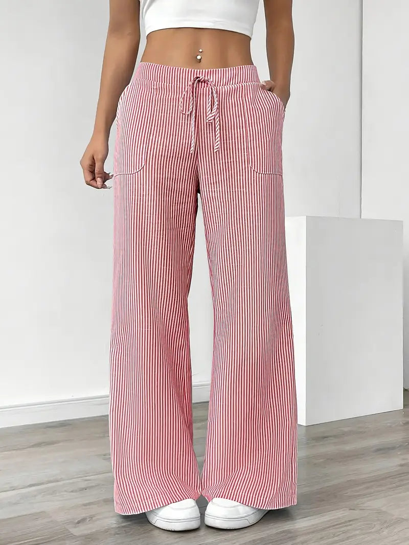 Alina | Pantalons Décontractés Stylés à Cordon