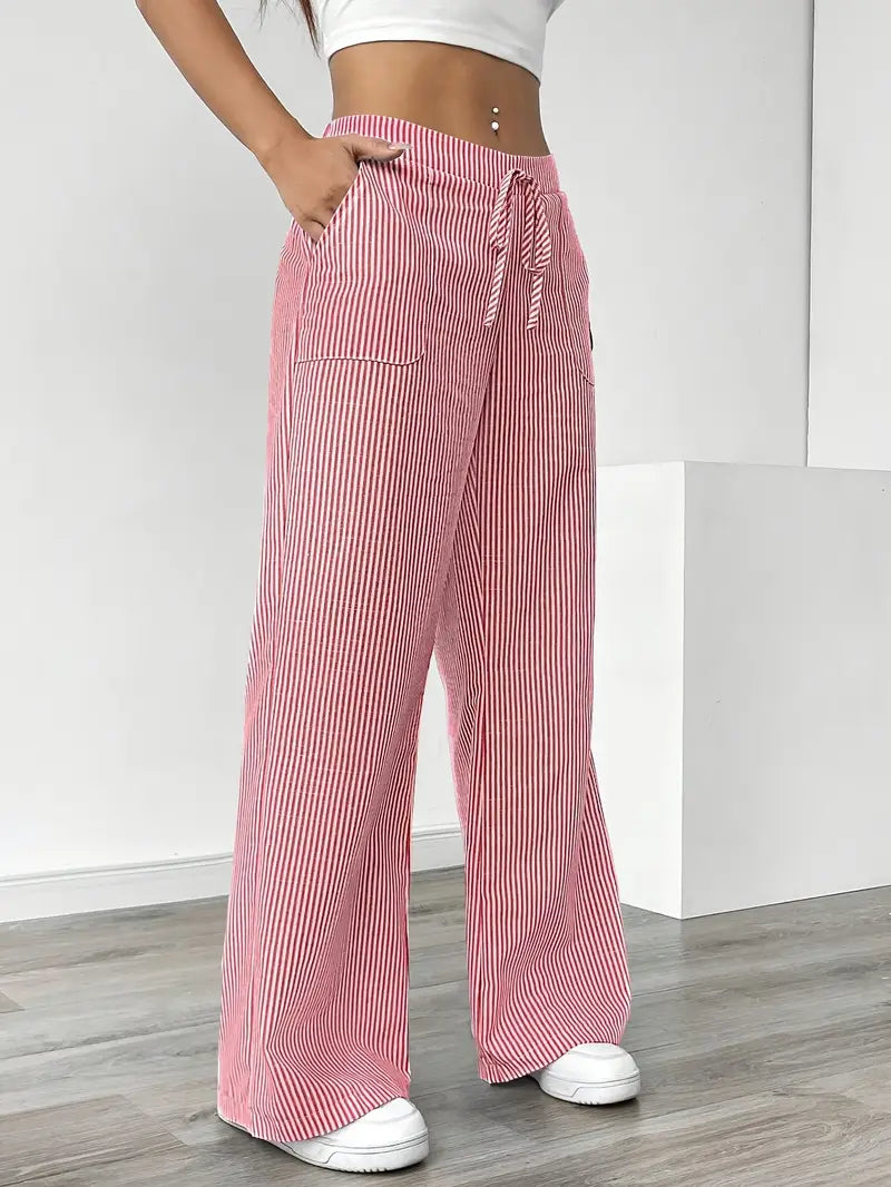 Alina | Pantalons Décontractés Stylés à Cordon