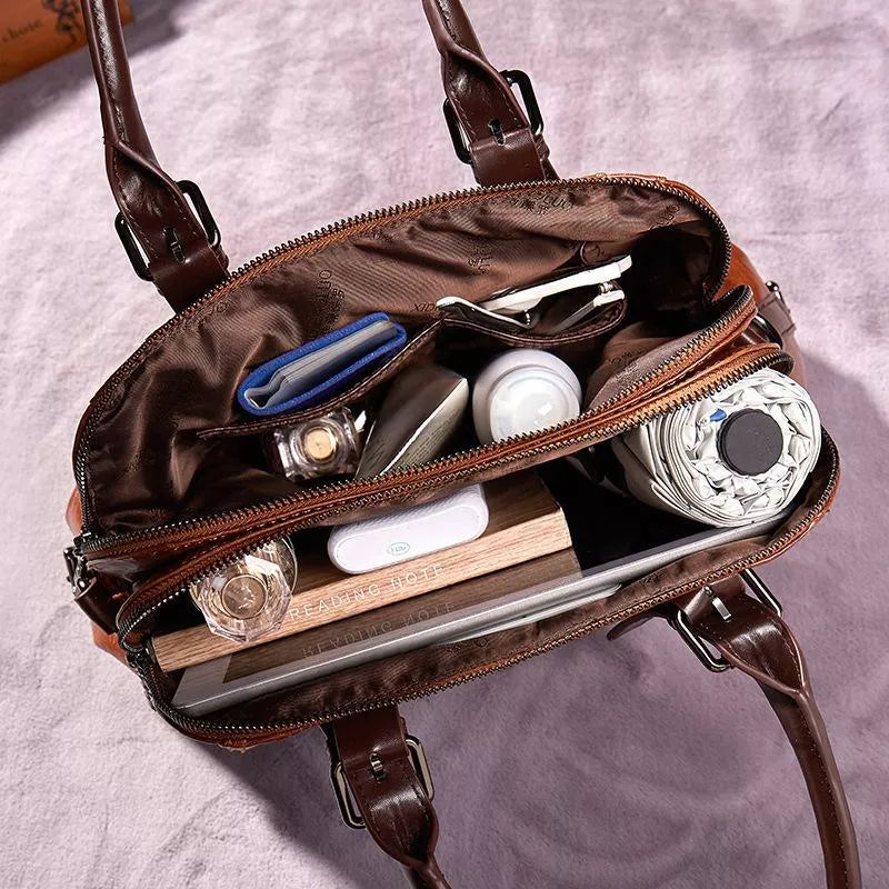 Silke - Luxurious Vegetable Tanned Leather Bag